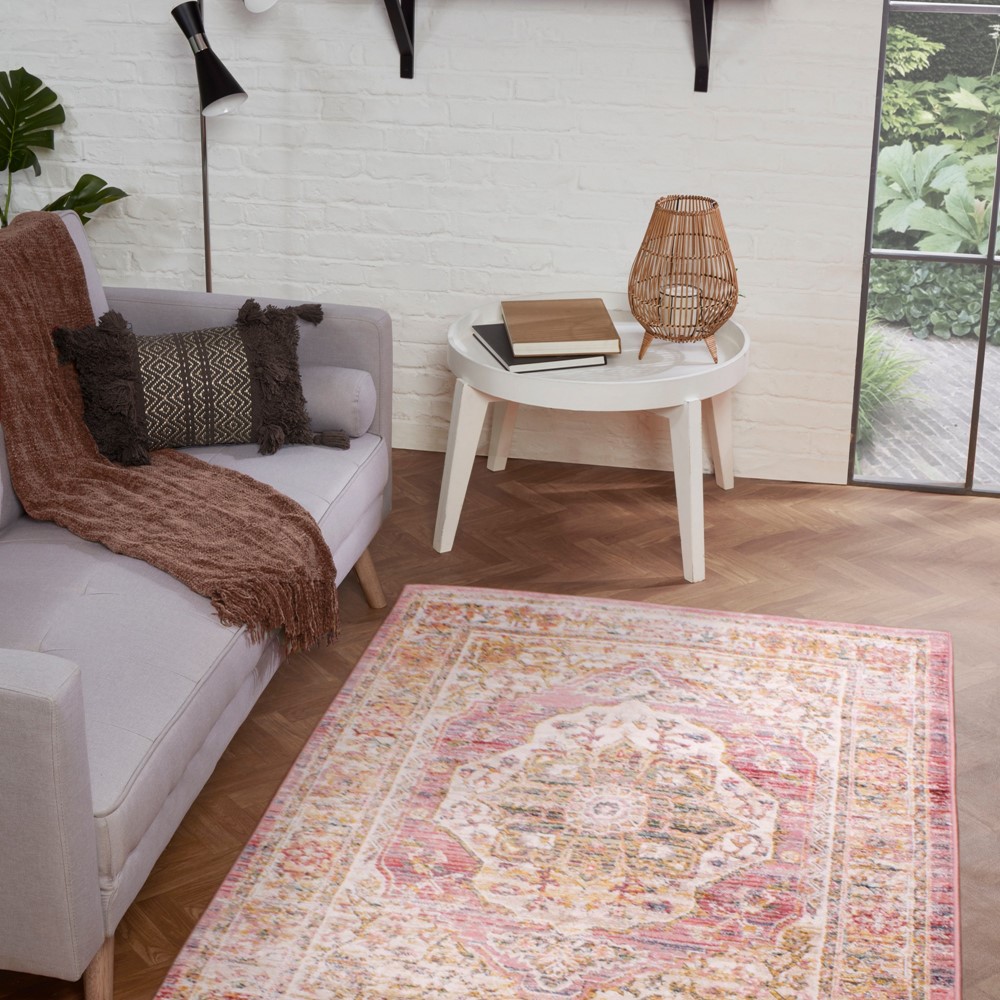 Nova 9047 Traditional Rugs in Terracotta Orange